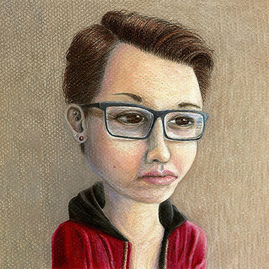 Self-Portrait Illustration